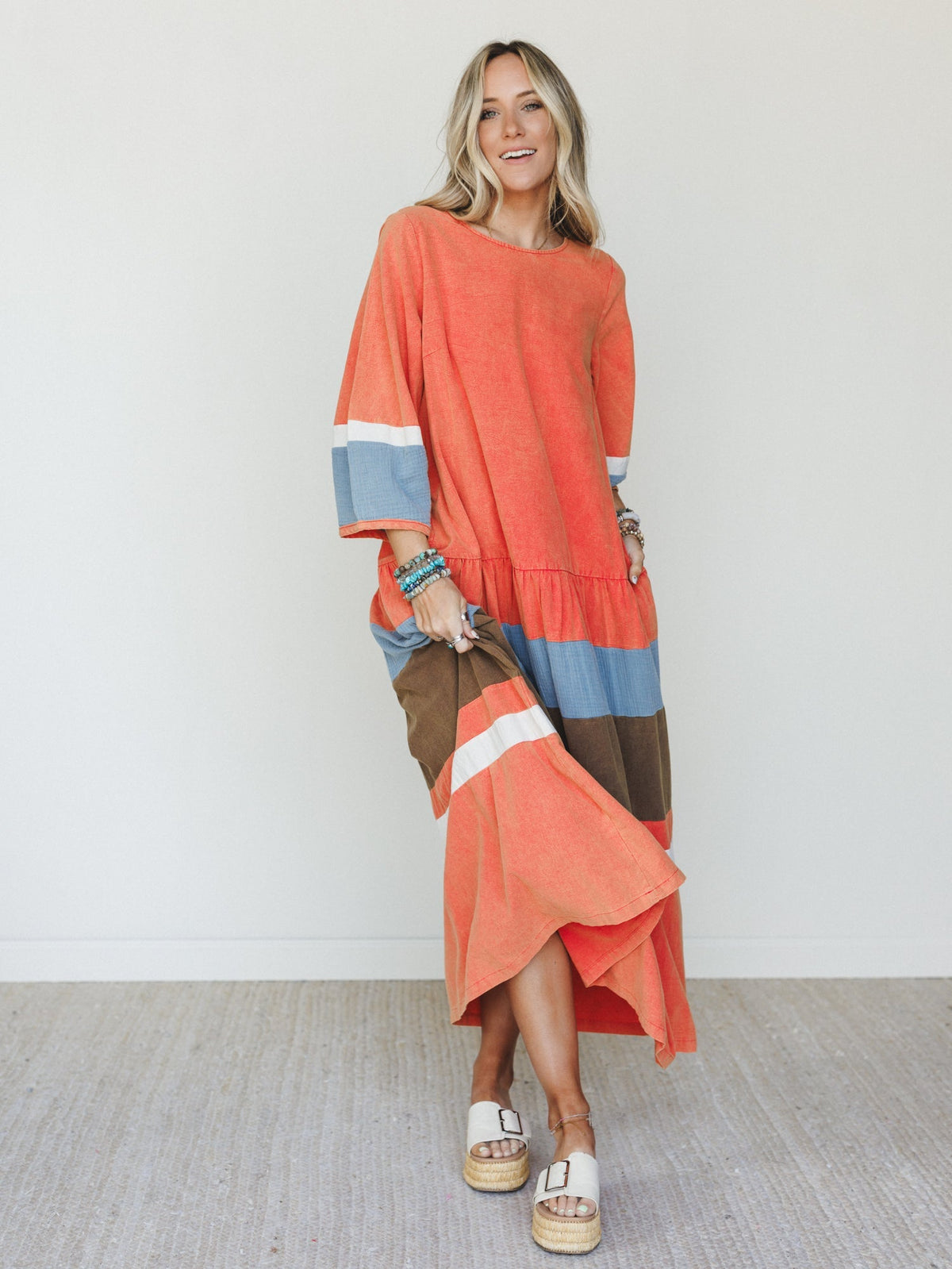 Savanna Maxi Dress - Rust