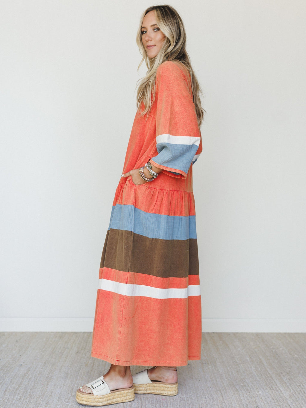 Savanna Maxi Dress - Rust