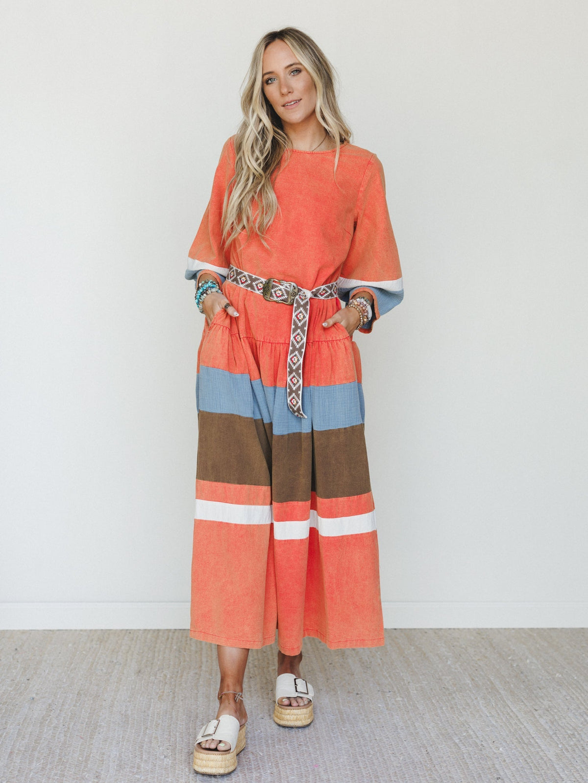 Savanna Maxi Dress - Rust