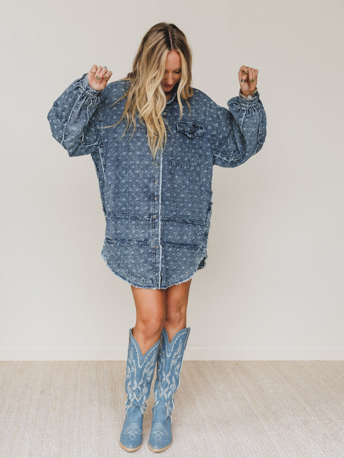 Artisan Ease Dress - Denim