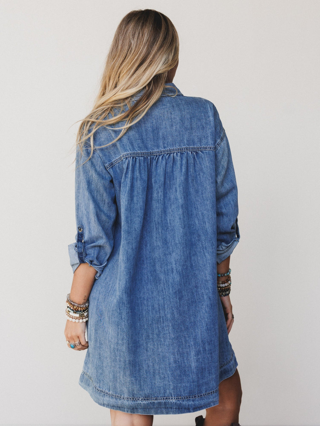 Rodeo Romance Denim Dress - Denim