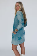 Starfall Dress - Teal