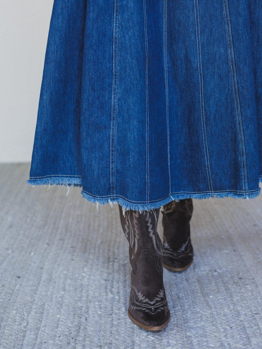 Bowtied Belle Maxi Dress - Cobalt
