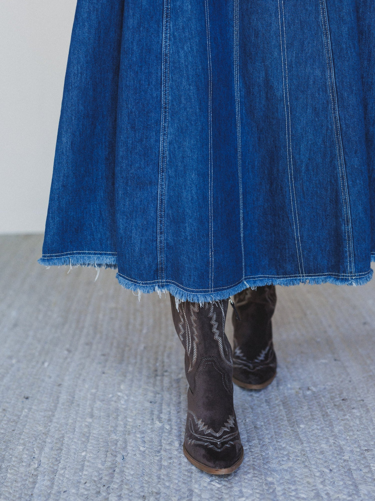 Bowtied Belle Maxi Dress - Cobalt