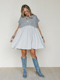 The Nest No Fuss Babydoll Dress - Gray