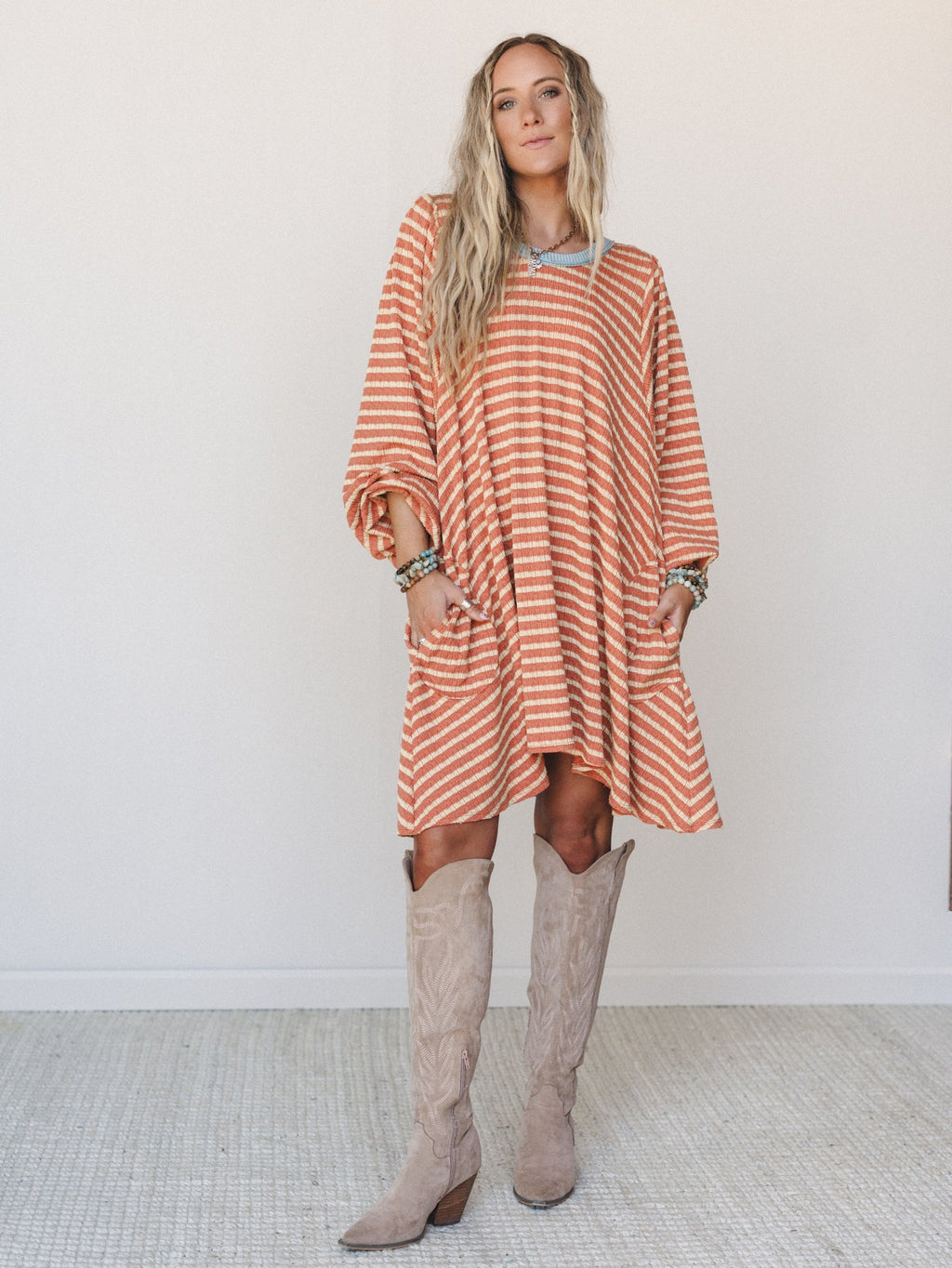 The Nest Good Feels Dress - Dried Melon