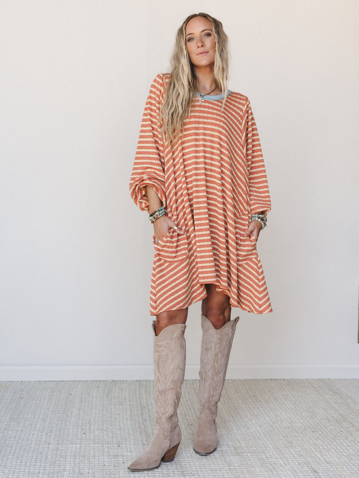 The Nest Good Feels Dress - Dried Melon