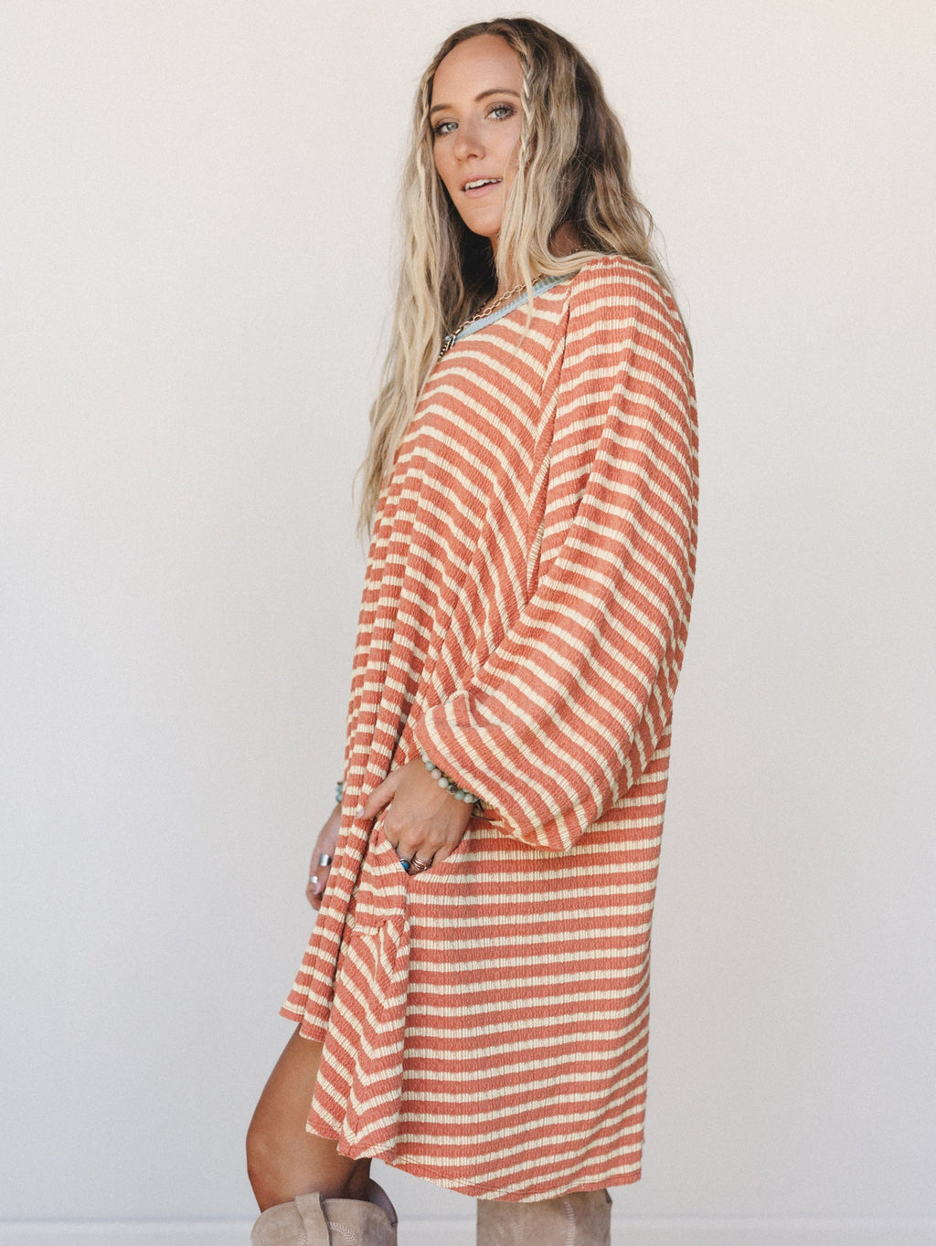 The Nest Good Feels Dress - Dried Melon