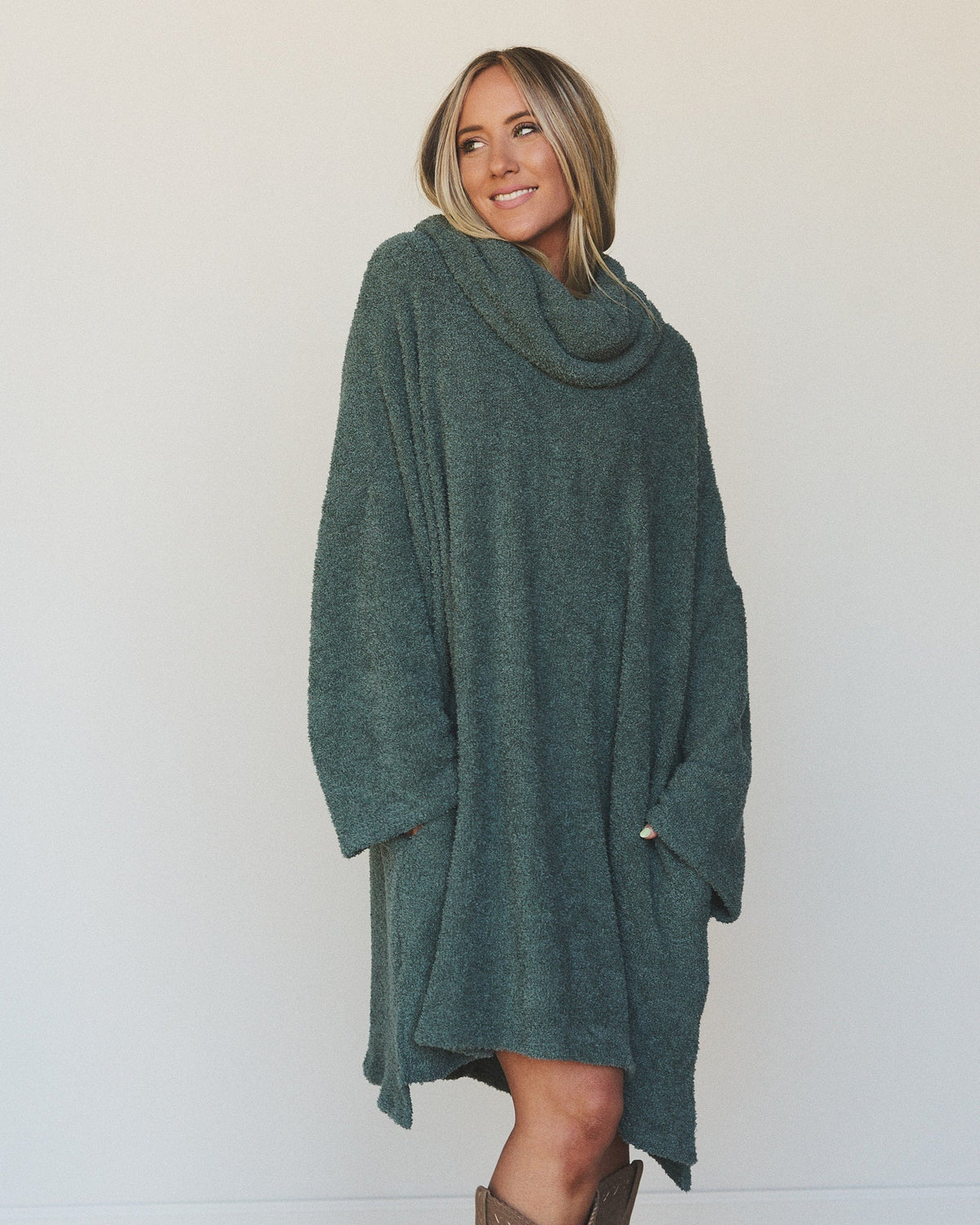 The Nest Hartlie Sweater Dress - Basil