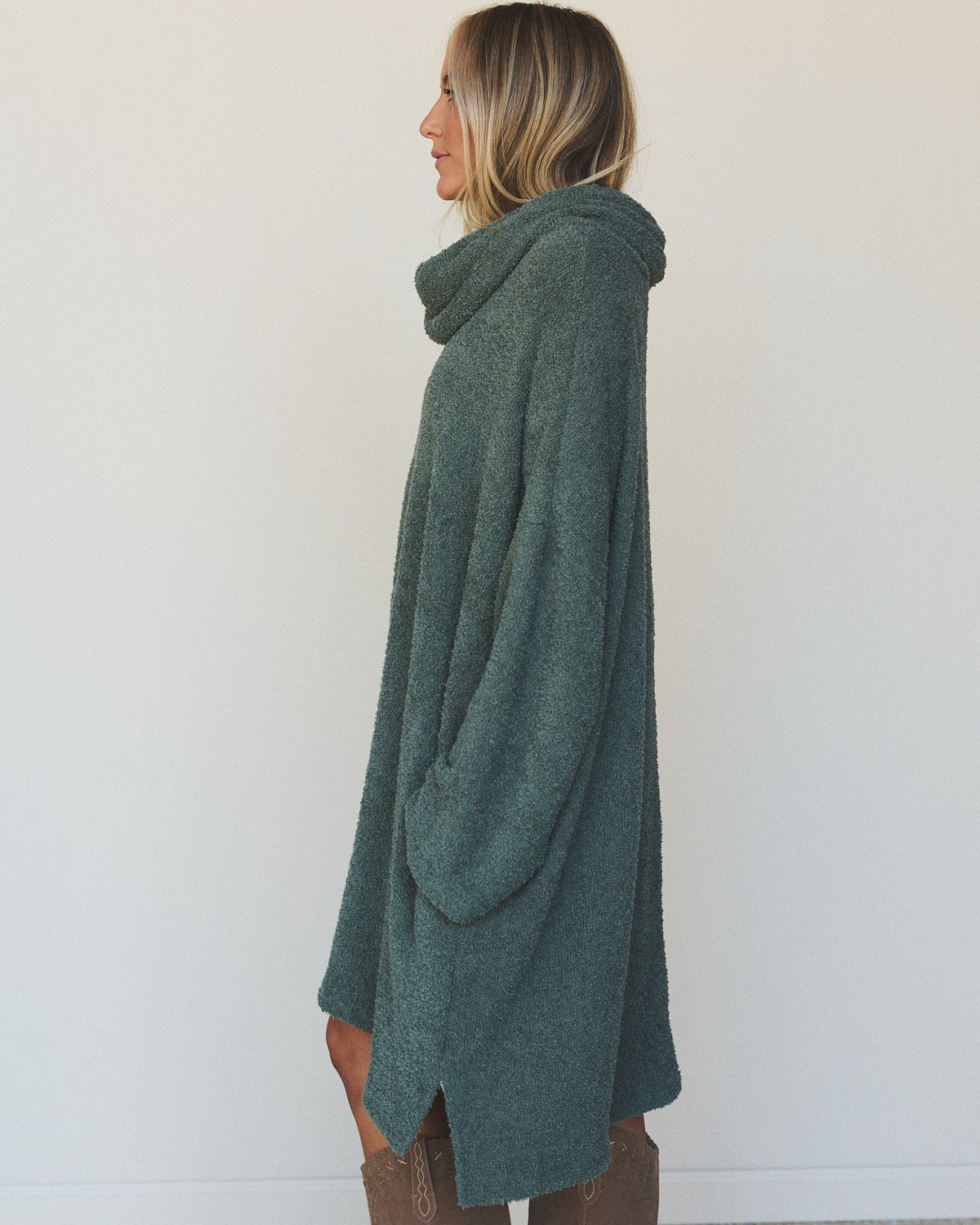 The Nest Hartlie Sweater Dress - Basil