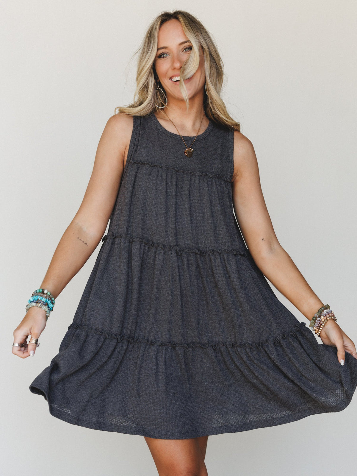 The Nest Dreamy Tiers Dress - Black