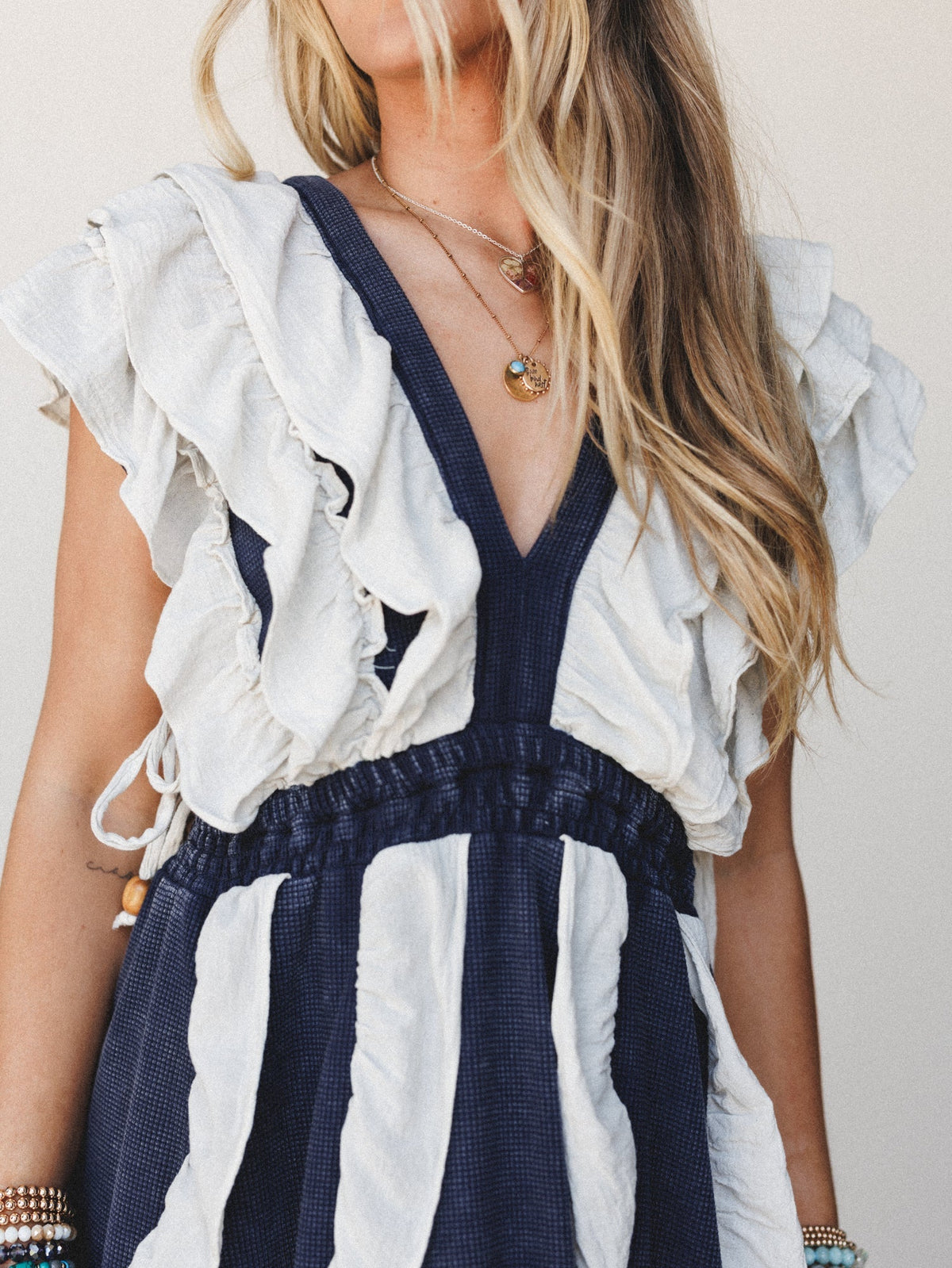 Honey Maple Dress - Washed Blue