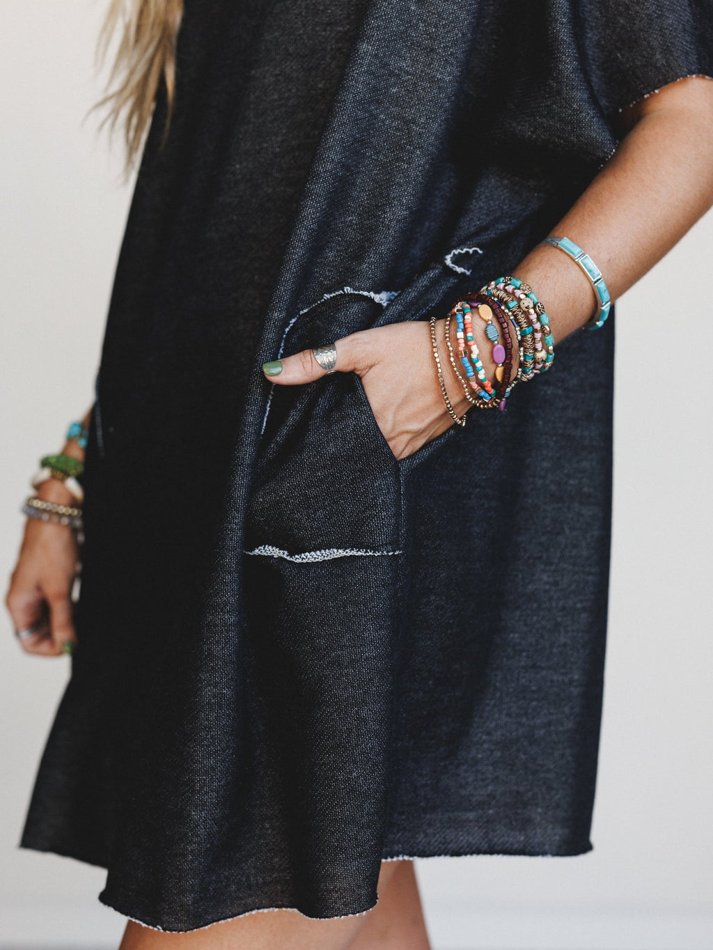 The Nest Laid Back Luxe Dress - Jet Black