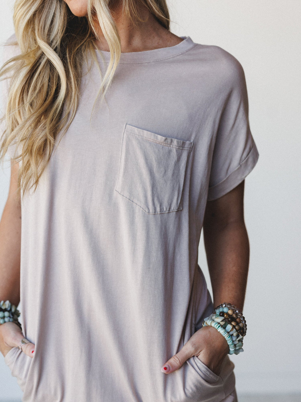Tee It Up Maxi Tee Dress - Ash Mocha