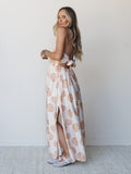 Flower Power Maxi Dress - Cream