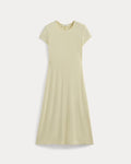 Midi Tee Dress in Butterknit | Light Yellow
