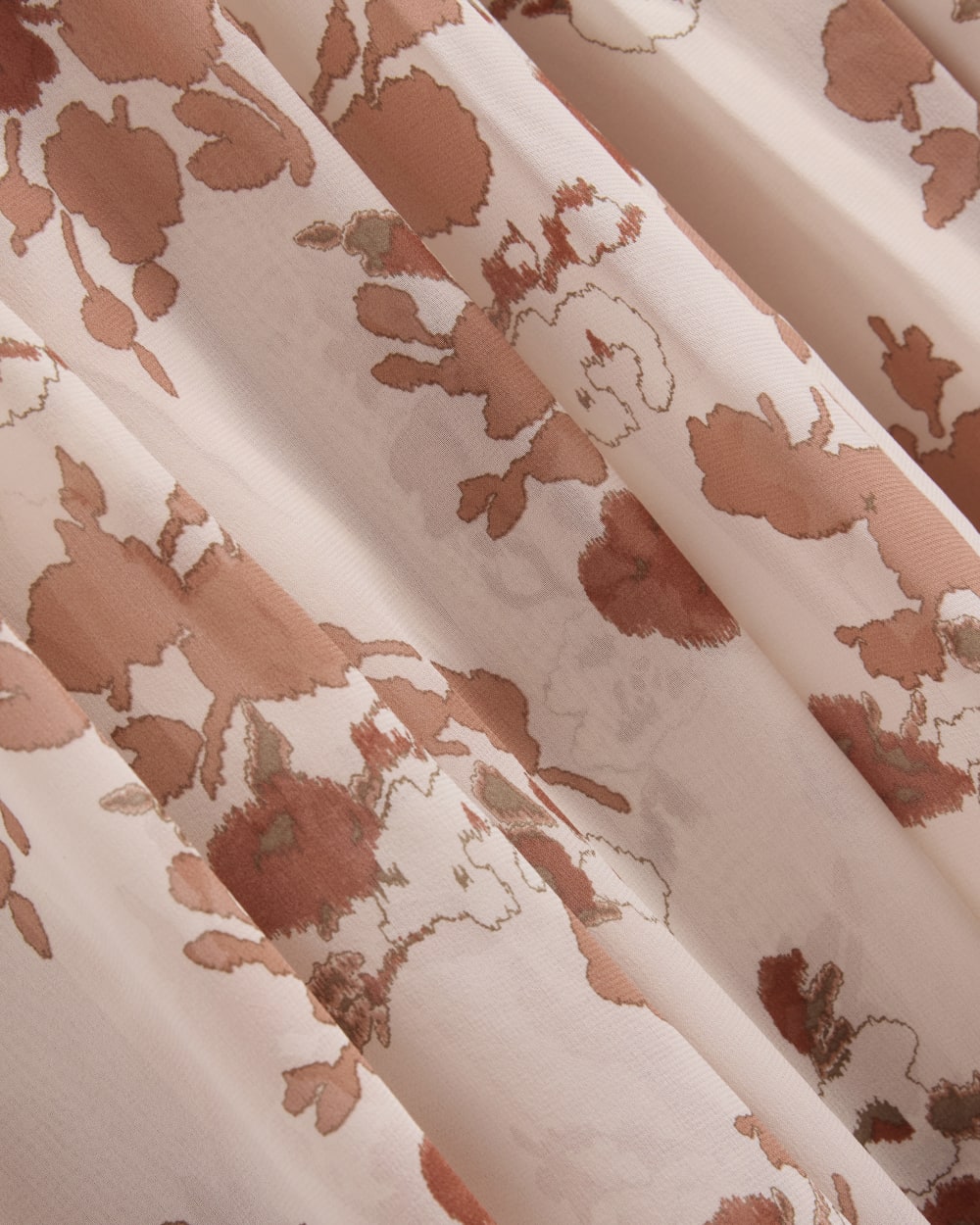 Maxi Dress in Silk Georgette | Soft Floral