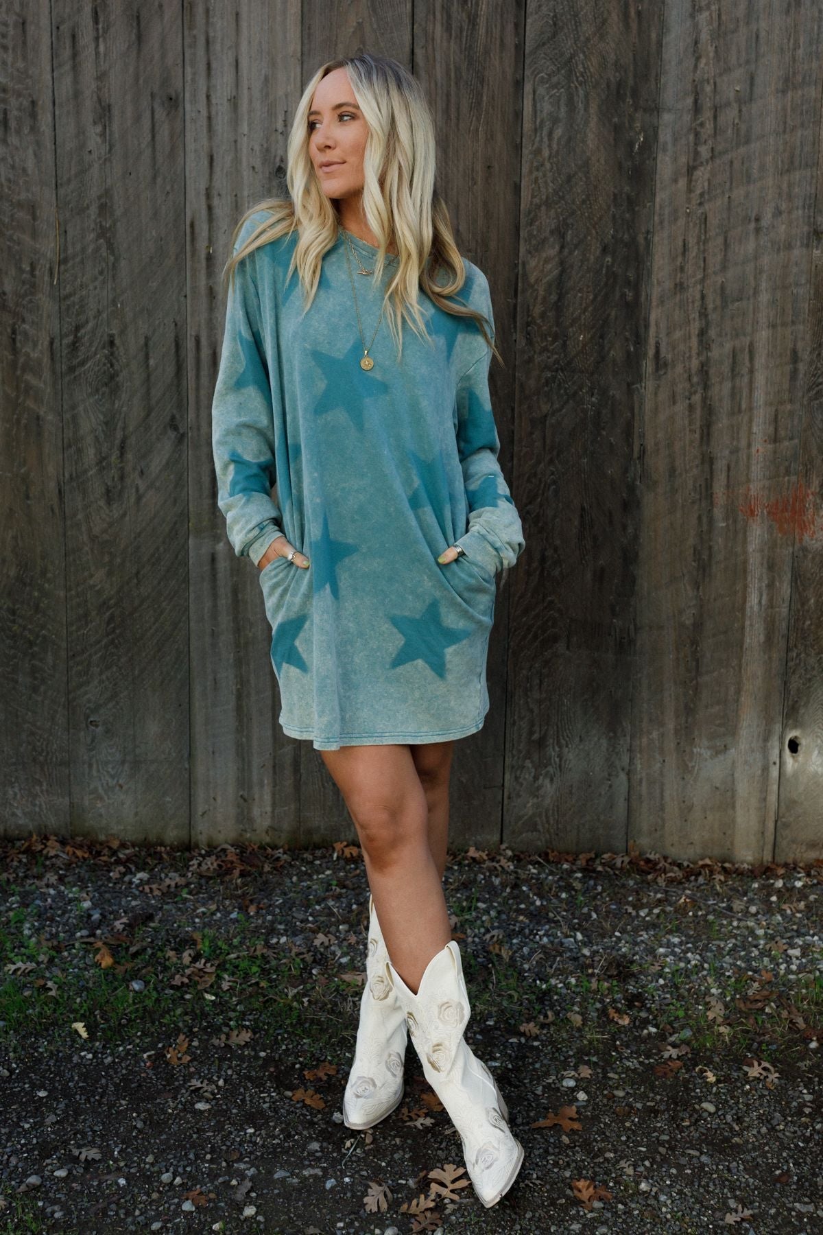 Starfall Dress - Teal