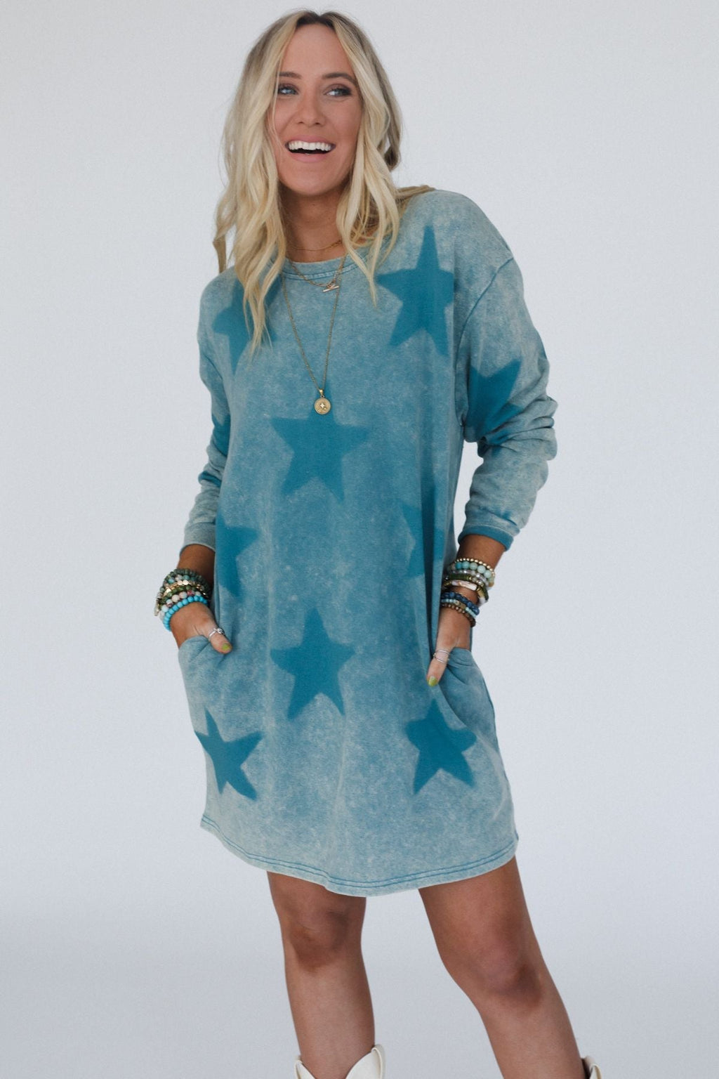 Starfall Dress - Teal