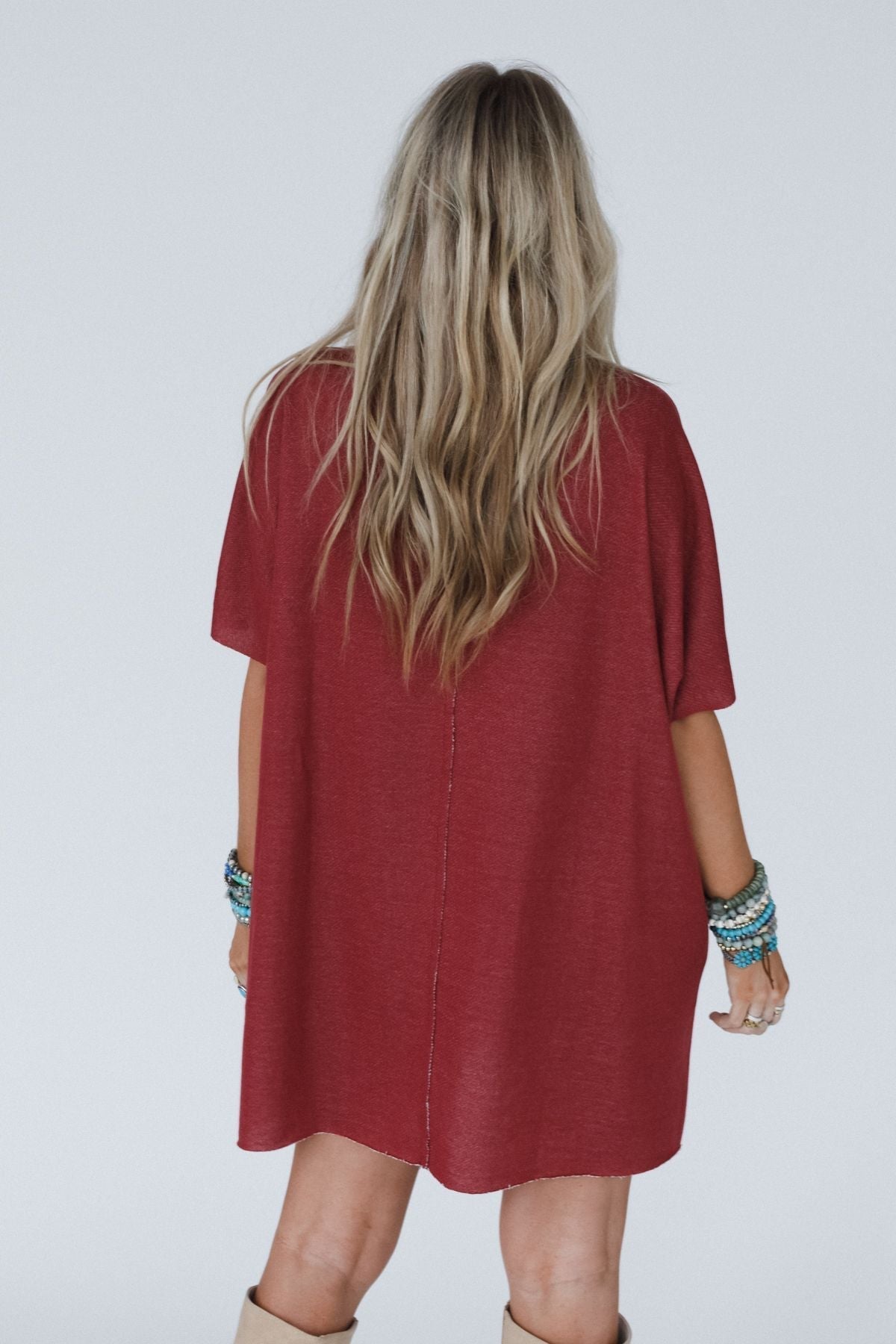 The Nest Laid Back Luxe Dress - Marsala