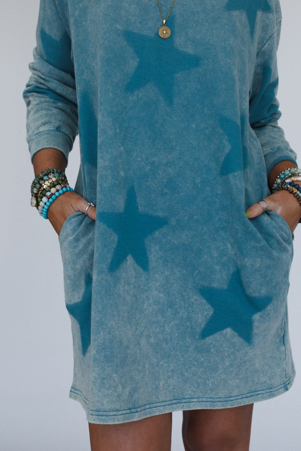 Starfall Dress - Teal